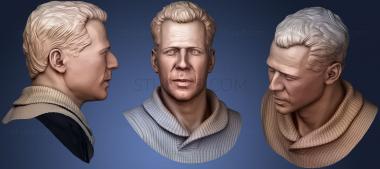 3D model Bruce Willis (STL)